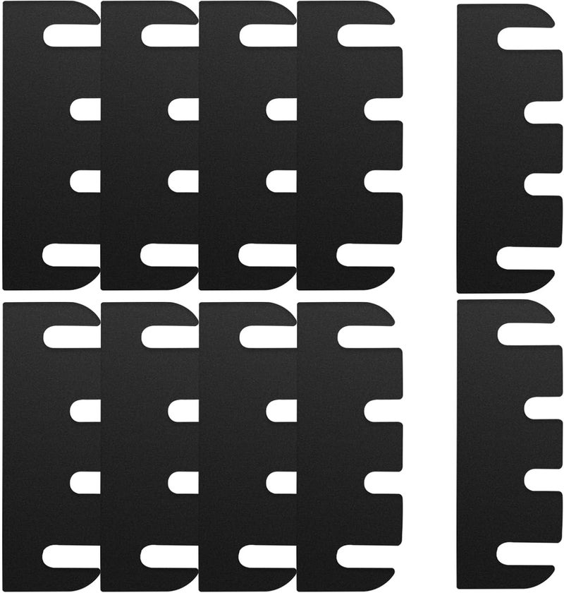 Verplexter Door Hinge Shims 10 Pack - 0.040 Inch Thickness, 4.5 Inch Hinge Shims - Image 1
